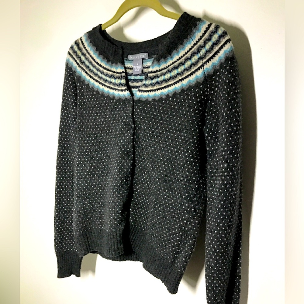 Vintage Eagle’s Eye Women's Fair Isle Yoke Sweater